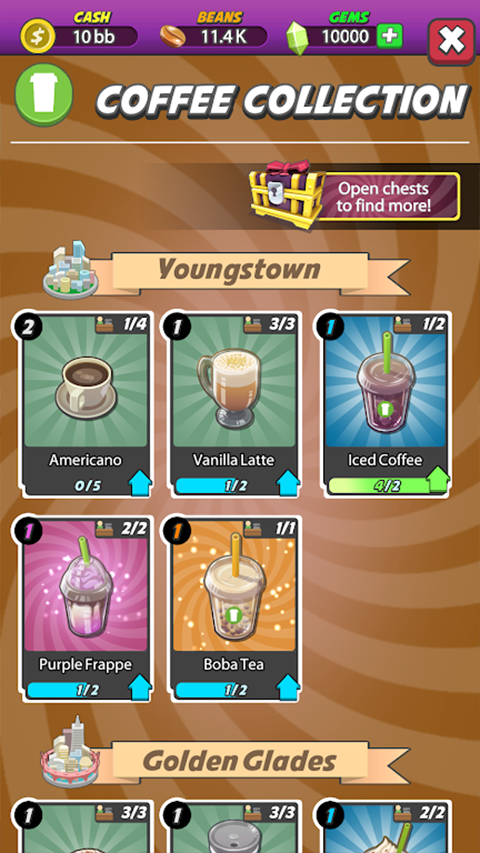 懒散的咖啡师大亨游戏(Coffee Craze)